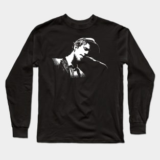 waits black and white Long Sleeve T-Shirt